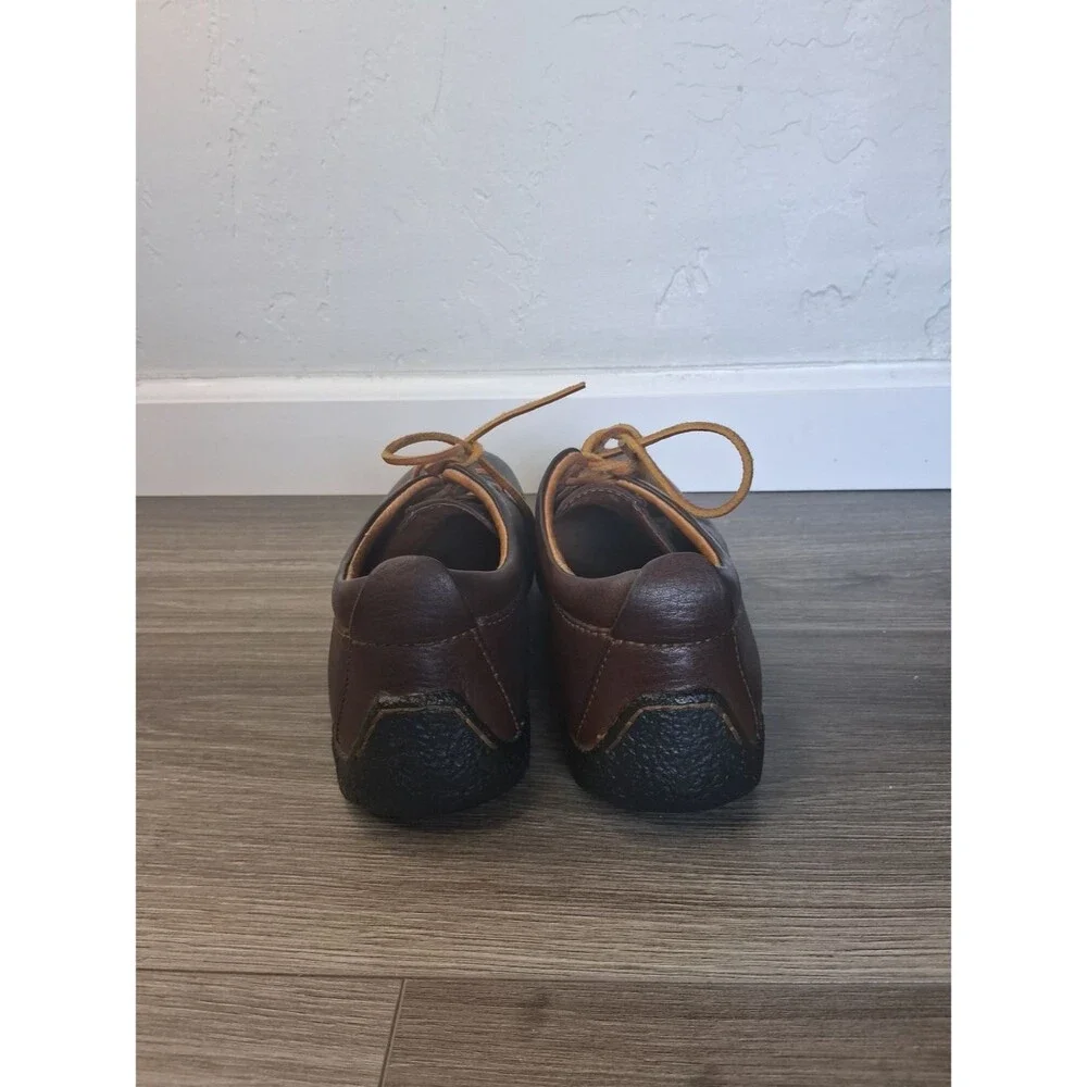 Born Women's Brown Leather Oxford Comfort Shoes Size 8.5 US 40 Handcrafted Lace